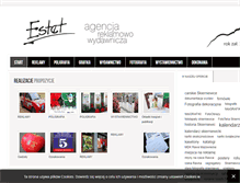 Tablet Screenshot of estet.com.pl
